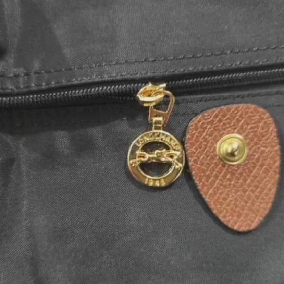 Longchamp Black Waterproof Backpack - Picture 6 of 8